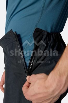 Брюки мужские Rab Downpour Mountain Pants, Black, L, Short (RB QWI-13-BLK-LRG-SH)