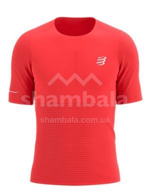 Футболка мужская Compressport Pro Racing SS Tshirt M, Fluo Red, S (7630102590357)