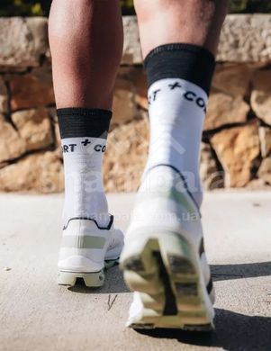 Шкарпетки Compressport Mid Compression Socks V2.0, White/Black, T1 (7630102561791)