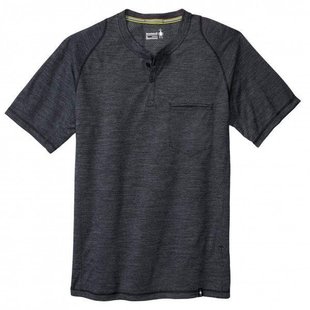 Футболка мужская Smartwool Everyday Exploration SS Henley Charcoal, р.S (SW 00272.003-S)