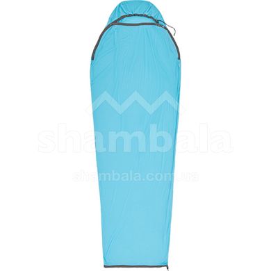 Вкладыш в спальник Sea to Summit Breeze Sleeping Bag Liner, Mummy w/ Drawcord - Compact, Blue Atoll (STS ASL031081-190202)