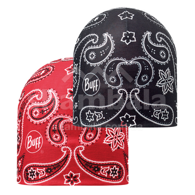 Шапка Buff Microfiber Reversible Hat, Cashmere Red-Black (BU 108910.425.10.00)