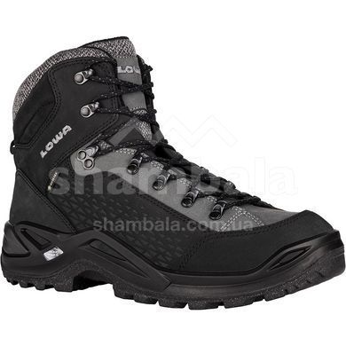 Черевики трекінгові чоловічі LOWA Renegade Warm GTX MID, Black/Grey, 46.5 (411970-9930-46.5)