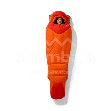 Спальний мішок Rab Andes Windstopper Regular, -30C/-22F, Left Zip, Atomic (RB QSM-97-ATO-REG-LZ)
