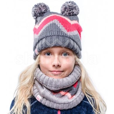 Шапка дитяча (4-8) Buff Child Knitted & Polar Hat Arild, Grey (BU 117840.937.10.00)