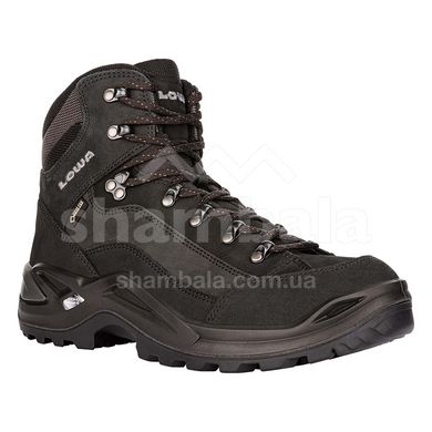 Черевики трекінгові чоловічі LOWA Renegade GTX MID Deep Black, 41.0 (4056264610789)