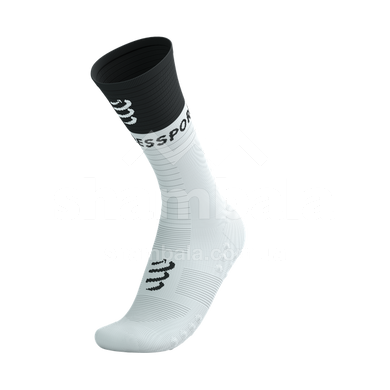 Шкарпетки Compressport Mid Compression Socks V2.0, White/Black, T1 (7630102561791)