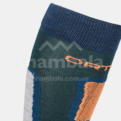 Шкарпетки чоловічі Ortovox Ski Rock'n'wool Long Socks M, pacific green, 45-47 (4251422592727)