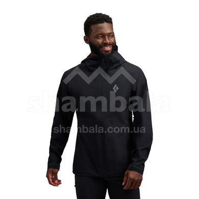 Куртка чоловіча мембранна Black Diamond M Strataline Stretch Shell, Black, L (BD 7450620002LRG1)