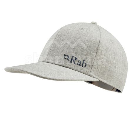 Кепка Rab Flatiron Logo Cap, GREY MARL, One Size (821468949560)