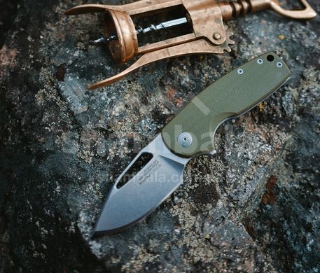 Нож складной SOG x Mikkel Collaboration Stout, Green/Silver (SOG 14-03-01-57)