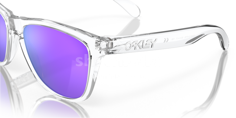 Окуляри Oakley Frogskin, Polished Clear/Prizm Violet (OAK 9013-H755)