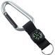 Карабин Munkees with strap, compass, keyring, 8 мм, Grey (6932057832287)
