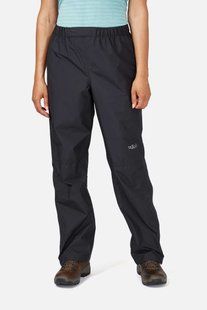 Штани жіночі Rab Downpour Eco Pants Wmns, Black, Regular, 10 (RB QWG-85-BL-10)