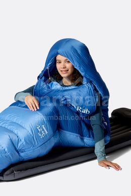 Спальний мішок Rab Ascent Wmns Regular, -12C/10F, Left Zip, Dark Bluebird/Bluebird (RB QSN-04-DBD-REG-LZ)
