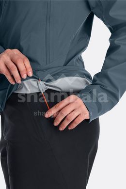Мембранная женская куртка Rab Kinetic Alpine 2.0 Jacket Wmns, Anthracite, 8 (QWG-70-ANT-08)