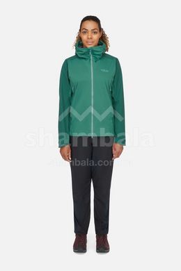 Мембранная женская куртка Rab Kinetic Alpine 2.0 Jacket Wmns, Anthracite, 8 (QWG-70-ANT-08)