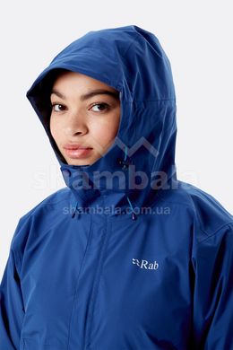 Мембранная куртка женская Rab Downpour Eco Jacket Wmns, NIGHTFALL BLUE, 14 (QWG-83-NB-14)