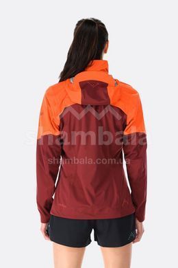 Мембранна жіноча куртка для бігу Rab Kinetic Ultra Jacket Wmns, Anthracite, 8 (QWH-14-ANT-08)
