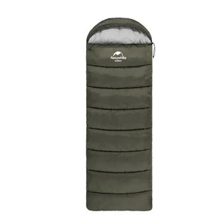 Спальний мішок Naturehike U350 NH20MSD07 (1/-2°С), 190 см - Left Zip, Green (6927595767238-L)