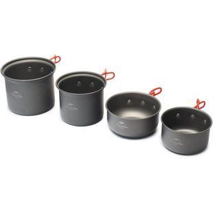 Набор посуды Naturehike 4 in 1 NH15T401-G, Carbon (6927595787212)