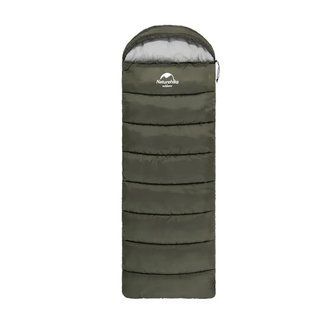 Спальный мешок Naturehike U350 NH20MSD07 (1/-2°С), 190 см - Left Zip, Green (6927595767238-L)