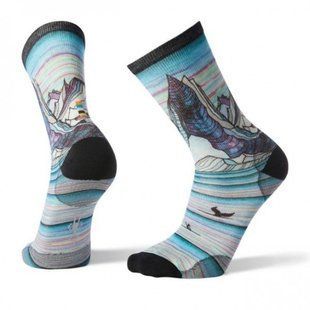 Шарпетки чоловічі Smartwool Curated Surf Lineup Crew Dark Blue Steel, р. L (SW 10472.292-L)