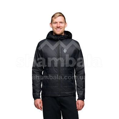 Трекінгова куртка чоловіча Black Diamond M Solution 1.0 Hoody, Black, L (BD 7460330002LRG1)