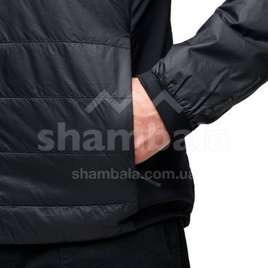 Трекінгова куртка чоловіча Black Diamond M Solution 1.0 Hoody, Black, L (BD 7460330002LRG1)