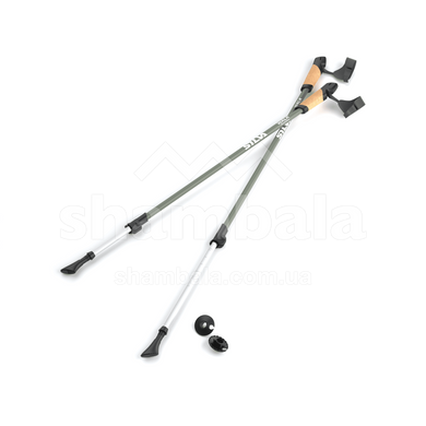 Палиці для скандинавської ходьби Silva Walking Poles Aluminum Cork, 104-140 см, Grey (SLV 38123)