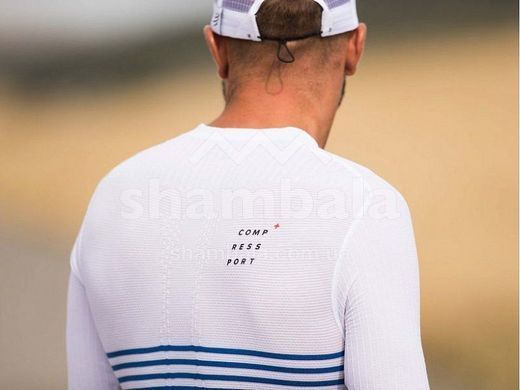 Футболка чоловіча Compressport Tri Postural SS Top M, White, S (AM00124B 001 00S)