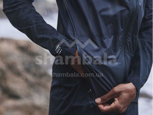 Чоловіча куртка Compressport Hurricane Waterproof 25/75 Jacket, Black, M (CMS HWP-JKT-25.94993-M)