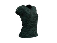 Футболка жіноча Compressport Training SS Tshirt M Camo Premium, XS - Silver Pine (AW00114B 108 0XS)
