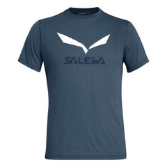 Мужская футболка Salewa Solidlogo Drirelease Men's T-Shirt, Dark Blue, 46/S (270183986)