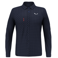 Рубашка мужская Salewa Puez Dry M L/S Shirt, Blue navy blazer, 48/M (28626/3960 48/M)