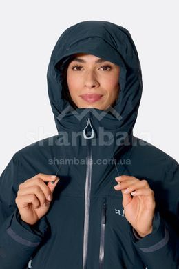 Жіноча тепла мембранна куртка Rab Xenon Shield Jacket Wmns, Tempest Blue, 10 (RB QIP-53-TMB-10)