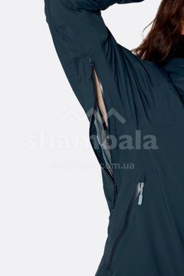 Жіноча тепла мембранна куртка Rab Xenon Shield Jacket Wmns, Tempest Blue, 10 (RB QIP-53-TMB-10)