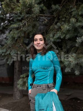 Жіноча термофутболка з довгим рукавом Accapi Ergowool, Sky Blue/White, M/L (ACC WА711.4901-ML)