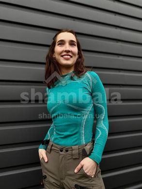 Жіноча термофутболка з довгим рукавом Accapi Ergowool, Sky Blue/White, M/L (ACC WА711.4901-ML)