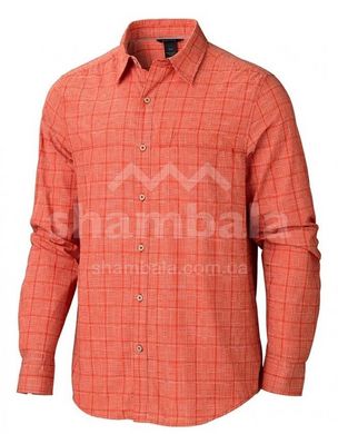 Рубашка мужская Marmot Ridgewood LS, Rusted Orange, XXL (MRT 50500.6198-XXL)