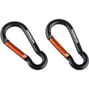 Карабін Munkees Pear 5 мм x 50 мм, пара, Black (6932057832355)