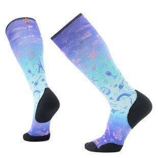 Носки мужские Smartwool Ski Targeted Cushion Nature Doodles Print OTC, Capri, L (SW SW002486.810-L)