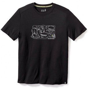 Футболка чоловіча Smartwool Merino 150 backpacker's Tee Black, р. L (SW 16048.001-L)