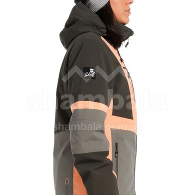 Горнолыжная женская теплая мембранная куртка Rehall Evy W 2023, Gunmetal, L (Rhll 60350,1027-L)