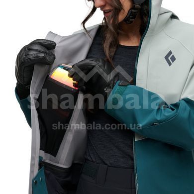 Гірськолижна жіноча мембранна куртка Black Diamond W Recon Stretch Shell, Agave/Deep Woods, L (BD 7450499700LRG1)