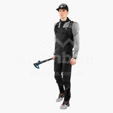 Мужская флисовая кофта с рукавом реглан Dynafit Speed PTC Hooded JKT M, grey/black, S (71494/0538 S)