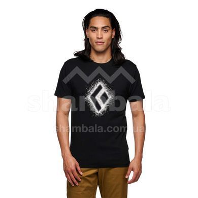 Футболка чоловіча Black Diamond M Chalked Up 2.0 SS Tee, Black, L (BD 7524070002LRG1)