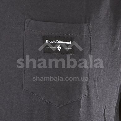 Футболка мужская Black Diamond M Pocket Label Tee, S - Carbon (BD 730004.0003-S)