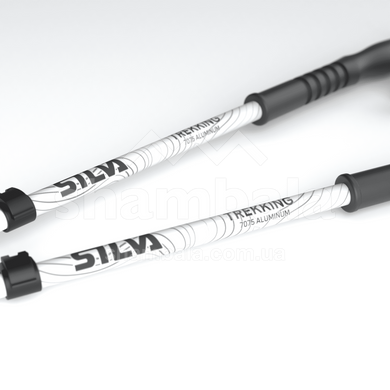 Треккинговые палки Silva Trekking Aluminium, 140 см, White (SLV 38122)