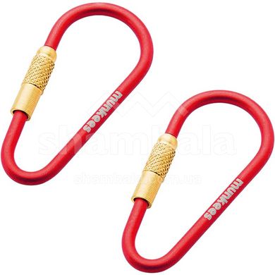 Карабин Munkees 3201 Mini Link 3 mm x 48 mm Red (пара) (MNKS 3201-RD)